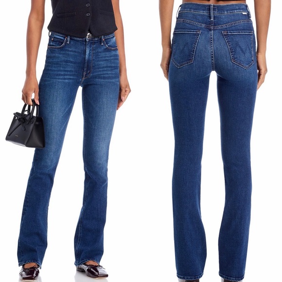 MOTHER Denim - ⭐️ MOTHER High Waisted Runaway Jeans in
Start Your Engines 30